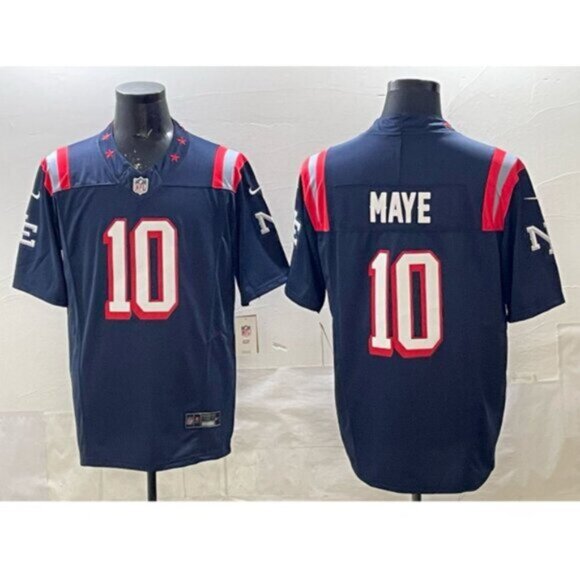 ✅Drake Maye Navy Jersey Vapor Stitched Mens Youths Available Select - Picture 2 of 2